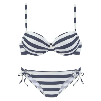 Abbildung von Venice Beach Bügel Bikini, mit gewebten Streifen
