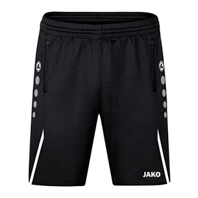 Abbildung von JAKO Unisex Kinder Træningsshorts Trainingsshort Challenge, Schwarz/Weiß, 128 EU