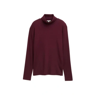 Abbildung von TOM Tailor Langarm MIT Rollkragen Strickpullover, Damen, Größe: XXL, Bordeaux red
