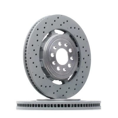 Abbildung von BREMBO 09.C505.33 Bremsscheibe 360 32 5 Verbundbremsscheibe, gelocht/innenbel. beschichtet ALFA ROMEO: Stelvio, Giulia Saloon