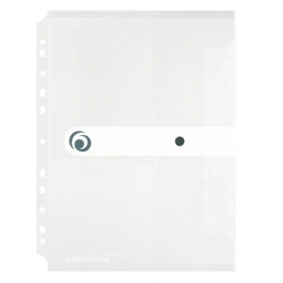 Abbildung von Herlitz 11292935 Dokumententasche A4 zum Abheften, PP Folie, 6 er Packung, transparent