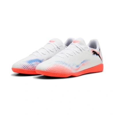 Abbildung von PUMA Unisex Future 8 Play It Fussballschuh, Weiß, Schwarz, leuchtendes Rot, 48.5 EU