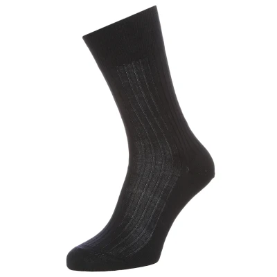 Abbildung von FALKE Herren Socken Bristol Pure M So Wolle einfarbig 1 Paar, Blau Dark Navy 6370, 41 42