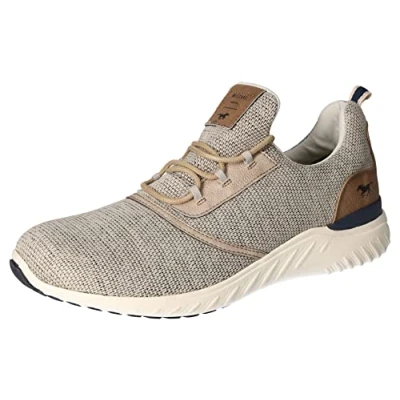 Abbildung von Mustang Sneaker low beige, Herren, Größe: 43, Beige Schuhe