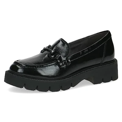 Abbildung von Caprice Slipper, Damen, Größe: 36, Black naplak Leder