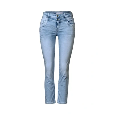 Abbildung von Street One 7/8IM Casual Jeans Slim Fit, Damen, Größe: 30, Blau