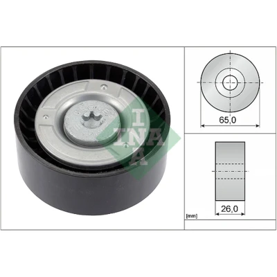 Abbildung von INA 532 0608 10 Umlenkrolle mit Anbauteilen MERCEDES BENZ: Sprinter 3 T Van