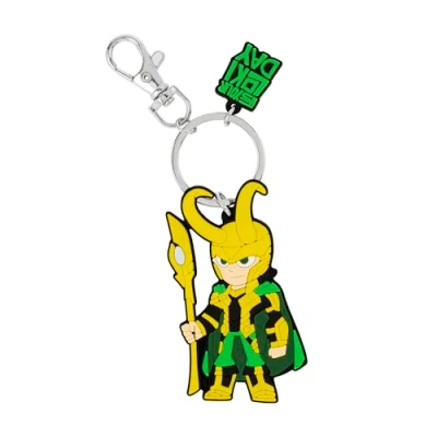 Abbildung von Avengers Loki Cartoon Schlüsselanhänger, Silikon, Grün und Gelb, GH00334RL.PH, Grün/Gelb, Einheitsgröße,