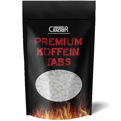 Abbildung von 550 Tabletten Premium Koffein Tabs, Coffein/Caffeine, 200mg Hochdosiert, Caffeine Energy, Vegan, ohne Gelantine