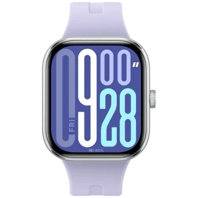 Abbildung von Xiaomi Redmi Watch 5 2.07&quot; AMOLED, 60Hz, 24 Tage Akku, 150+ Sportmodi, 5ATM wasserfest, GNSS, Herzfrequenz &amp; SPO₂ Sensor, Bluetooth Calling, Aluminium Rahmen, drehbare Krone, Lavender Purple