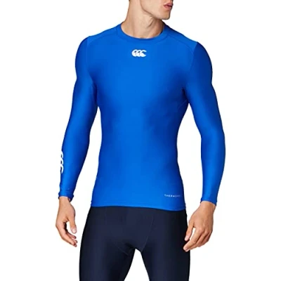 Abbildung von Canterbury Herren Thermoreg Base Layer Langarm Unterhemd Oberteil, Olympisches Blau, XL