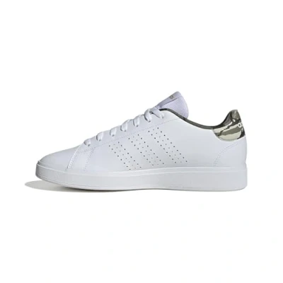 Abbildung von adidas Herren Advantage Base 2.0 Shoes, FTWR White/FTWR White/Olive strata, 40