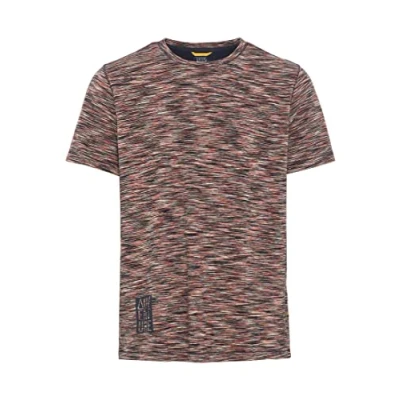 Abbildung von camel active Kurzarm AUS Tshirt print, Herren, Größe: Medium, Coral red