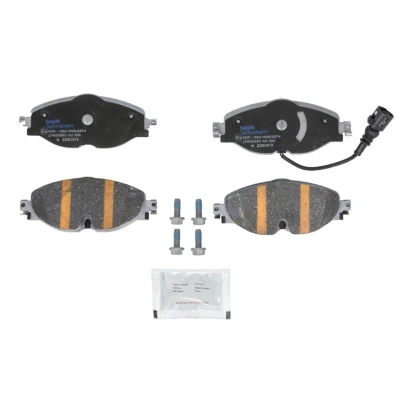 Abbildung von DELPHI LP5006EV Bremsbelagsatz mit Anti Quietsch Blech Zubehör VOLKSWAGEN: Golf 7