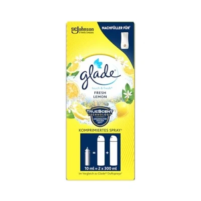 Abbildung von Glade Touch &amp; Fresh (Brise One Touch) Nachfüller, Lufterfrischer Minispray, Lemon (Limone), 1er Pack (1 x 10 ml)