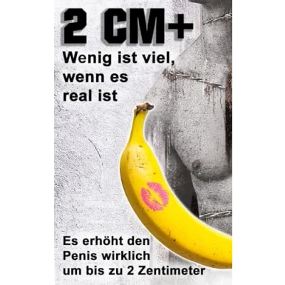 Abbildung von 2CM+ Wenn es wenig ist, aber real, ist viel: Wie man den Penis wirklich um 2 Zentimeter vergrößern kann mit natürlichen