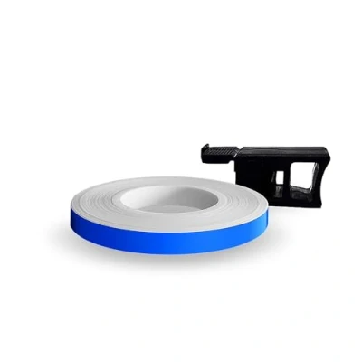 Abbildung von 4R Quattroerre.it 10288 Dekorstreifen Wheel Stripes für Motorradfelgen mit Applikator, Blau, 7 mm x m