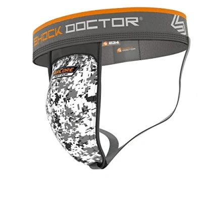 Abbildung von Shock Doctor Herren &#039;s AirCore Soft Cup Supporter M weiß