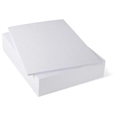Abbildung von Notizblöcke DIN A4 kariert, 10er Pack, 50 Blatt je Block, 80 g/m² Offset weiß, notizblock24