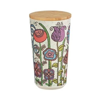 Abbildung von Aufbewahrungsdose PLA Flowers 0,5 L, FSC