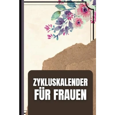 Abbildung von Zykluskalender für Frauen: PMS Tagebuch Frauen und Mädchen zur Überwachung der Symptome, Stimmung Blutung. Dokumentiere übersichtlich alle Ereignisse deiner Menstruation.