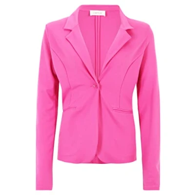 Abbildung von Cartoon Damen Casual Blazer mit Reverskragen Rose Violet,38