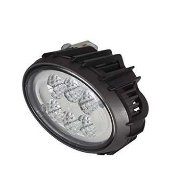Abbildung von HELLA LED Arbeitsscheinwerfer Oval 100 Compact 12V / 24V 1850lm geschraubt/Anbau für waagerechte Befestigung weitreichende Ausleuchtung Stecker: DEUTSCH Stecker 1GA 996 761 191