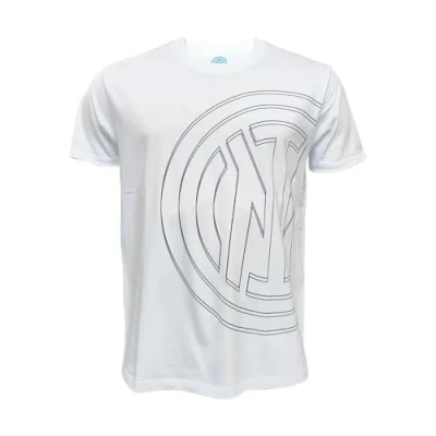 Abbildung von Inter Unisex T Shirt Oversized Logo Bianca Tshirt Herren, blau, S
