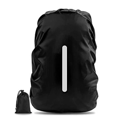 Abbildung von AVANA Regenschutz für Rucksäcke mit Reflexstreifen (10 70L) wasserdichte Regenhülle Schulranzen Reflektor Rucksack Cover reflektierender Rucksacküberzug