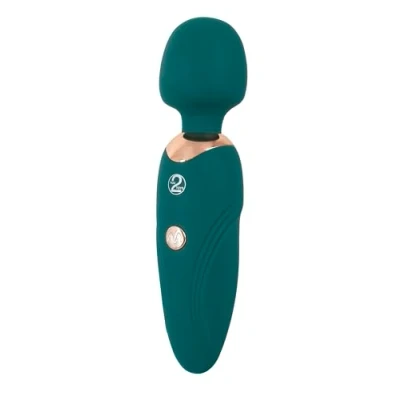 Abbildung von You2Toys Petite Wand erotischer Massagestab mit beweglichem Massagekopf, 10 Vibrationsmodi, in Grün