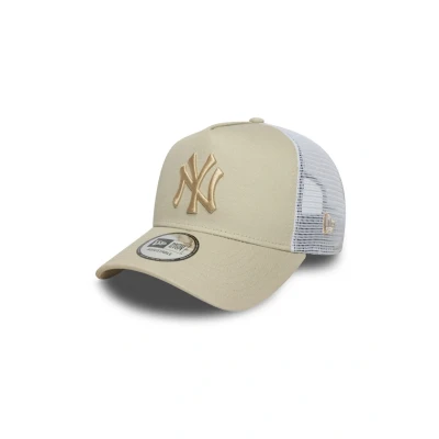 Abbildung von NEW Era Aframe Trucker YORK Yankees Cap, Herren, Größe: One Size, Beige