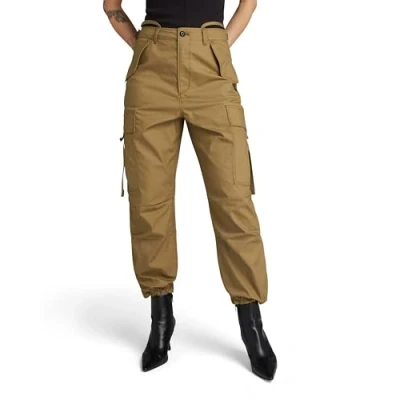 Abbildung von G Star Cropped Drawcord Cargohose, Damen, Größe: 25, Dk fawn