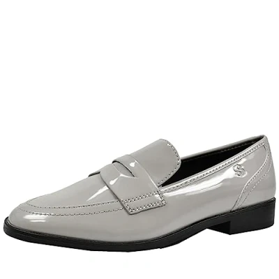 Abbildung von s.Oliver Damen Loafer ohne Absatz Lack Spitz Braun (Taupe Patent), 39
