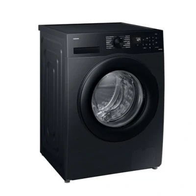 Abbildung von Samsung Waschmaschine, 9 kg, 1.400 U/min, EEK: A, Mikroplastik Programm, Ecobubble, 14 Programme, WiFi SmartControl, Schwarz, WW90CGC04AABEG