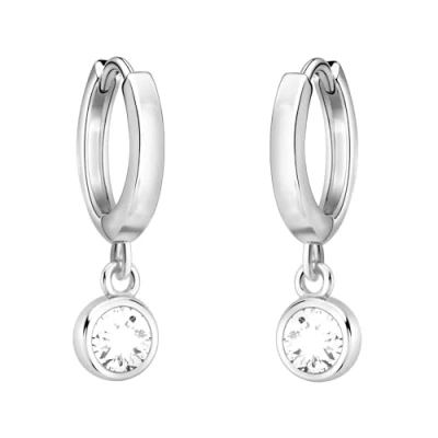 Abbildung von Sofia Milani Zirconia Ohrringe, Damen, Größe: One Size, Silver coloured