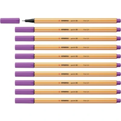 Abbildung von STABILO Fineliner point 88 10er Pack pflaume