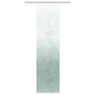 Abbildung von HOME WOHNIDEEN Schiebegardine SIRALIA in Seidenoptik Digitaldruck, 245x60 cm, mit Zubehör, Farbe:Salbei, Größe:245 x 60 Anzahl:1x