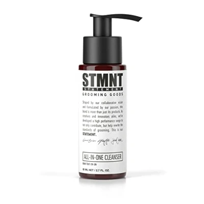 Abbildung von STMNT Grooming Goods All In One Cleanser Mit Aktivkohle &amp; Menthol Frei von Sulfaten (SLS**) und Silikonölen Tägliche Reinigung für den ganzen Körper 80ml