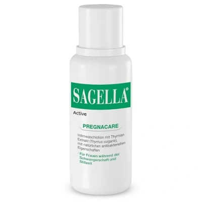 Abbildung von SAGELLA Active PREGNACARE : Seifenfreie Intimwaschlotion für Frauen während und nach der Schwangerschaft, 250 ml