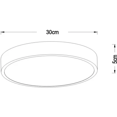 Abbildung von LUCIDE UNAR Deckenleuchte Ø 30 cm LED Dim. 1x18W 2700K 3 StepDim Mattes Gold/Messing
