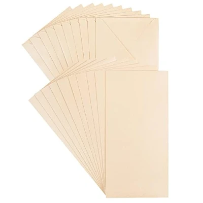 Abbildung von Ideen mit Herz Grußkarten Set Perlmutt Veredelung 10 Karten ca. 250 g/m² + Umschläge 120 (creme, Din lang)