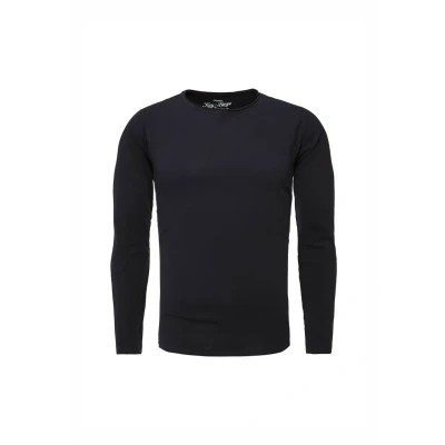 Abbildung von Key Largo Ginger Langarmshirt, Herren, Größe: Large, Navy