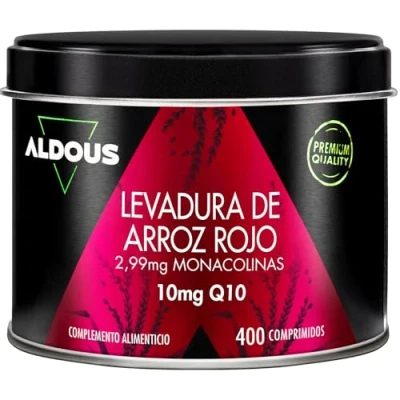 Abbildung von Roter Reishefe mit Coenzym Q10 400 Tabletten 2,99 mg reines Monacolin Citrinfrei Über 1 Jahr Yeast Rice