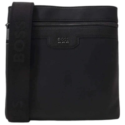 Abbildung von BOSS Jareth Envelope Unisex Umhängetasche, Größe: One Size, Black