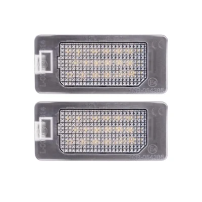 Abbildung von Satz LED Nummerschildbeleuchtung kompatibel mit Fiat 500X (6X) 2018 2022 / (7X) 2021 500e 2020 Abarth 500 EV 2023 &amp; Alfa Romeo Tonale , Schwarz