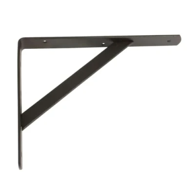 Abbildung von Amig Regalhalterung Winkel für Regale Regalträger Stahl Farbe Schwarz Maße: 400x275 mm Maximalgewicht empfohlen: 225 Kg