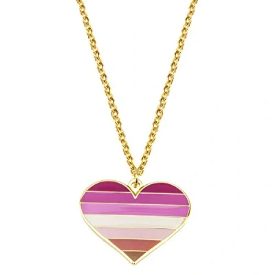Abbildung von Sinwinkori Lesbenstolz Herzform Halskette LGBT Gay Pride Geschenk Rainbow Schmuck