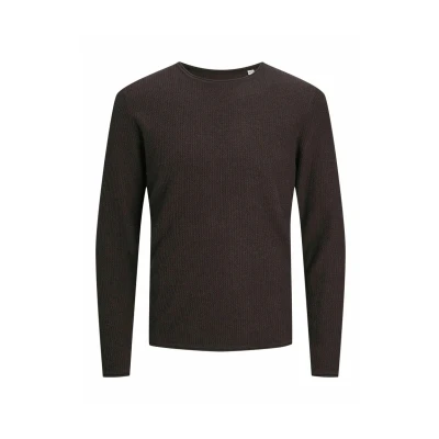 Abbildung von Jack &amp; Jones MIT Rundhals Strickpullover, Herren, Größe: Medium, Mulch