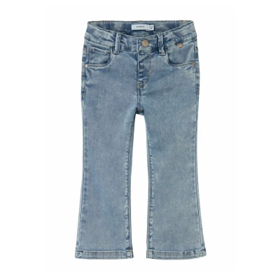 Abbildung von Name it Nmfsalli TO NOOS Jeans Straight Leg für Kinder, Größe: 92, Light blue bleached denim