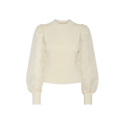 Abbildung von YAS Yasdotme Strickpullover, Damen, Größe: XS, Birch